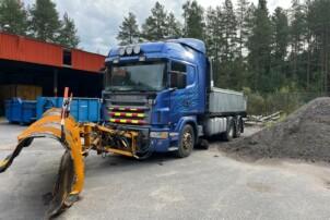 Scania R450 6X2 + aurapuskuri ja alaterä