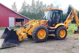 JCB 4CN Super + Aura ja kauhat