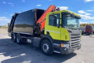 Scania P370 6x2/4-4100 syväkeräysastioiden tyhjennykseen