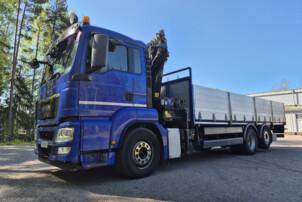 MAN TGS 26.360 kympitetyllä nosturilla