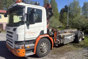 Scania P9 Palfinger PK10000 nosturivaihtolava-auto