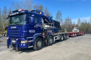 Scania R420 8x2 + PM 85SP + Kome RPV-4l