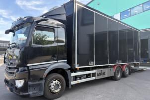 Mercedes-Benz Actros 6x2 kokosivuaukeava