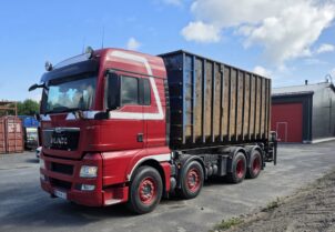 MAN TGX 35.480 + HMF 20tm nosturi