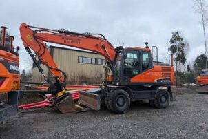 Doosan DX170W Novatron Engcon Euro 5