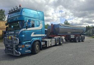 Scania R480 + Damm 3TSD 48/OL yhdistelmä
