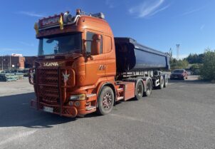 Scania R500 6x4 + Kippikärry